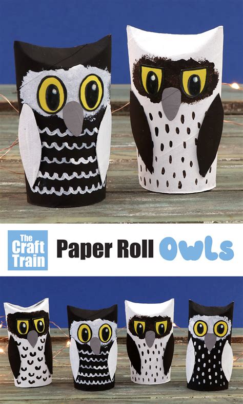 Paper Roll Owl Craft The Craft Train