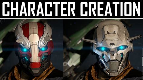 New Destiny Gameplay Character Creation Youtube