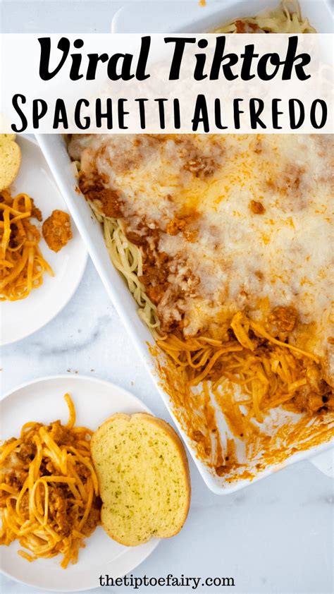 How To Make Viral Tiktok Spaghetti Alfredo The Tiptoe Fairy