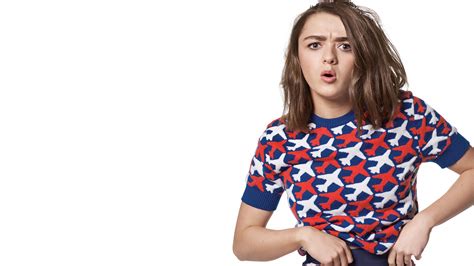 Download Short Hair Brunette British Actress Celebrity Maisie Williams