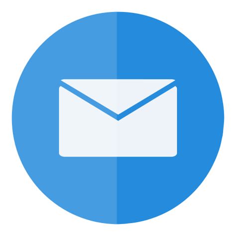 Circle E Mail Email Letter Mail Message Send Icon Free Download