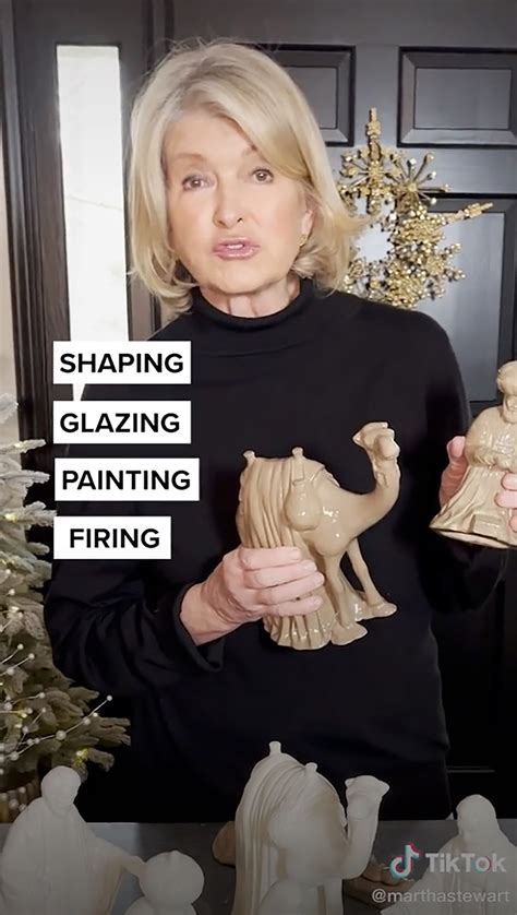 Martha Stewart Selling Clay Nativity Set She Made In Jail