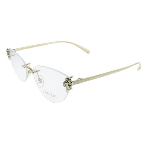 versace ve 1254b 1252 54mm womens rimless eyeglasses