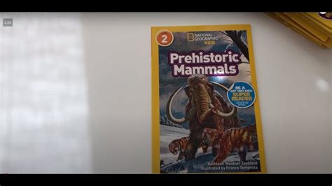 Prehistoric Mammals National Geographic Kids Level 2 Обзор Youtube