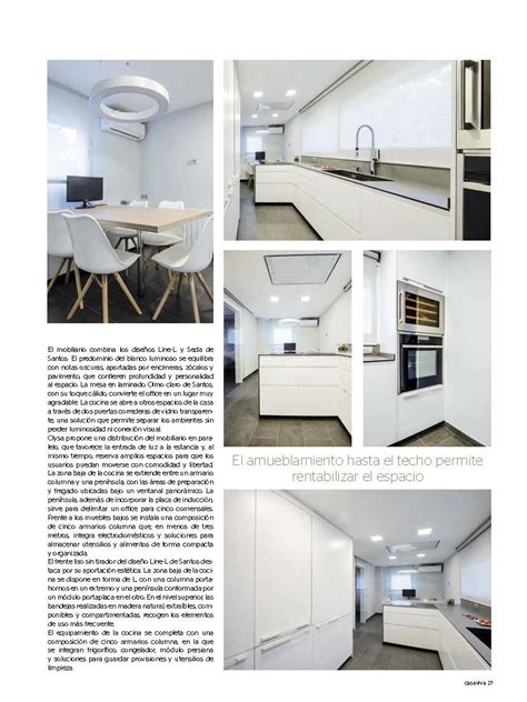 Revista mensual de interiorismo residencial, decoración, diseño y estilo de vida. Una cocina diáfana y luminosa |Revista Casa Viva - Clysa