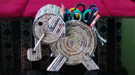 Never Seen Before Diy Newspaper Craft Idea Best Out Of Waste