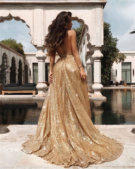 18 Gold Wedding Gowns For Brides To Shine