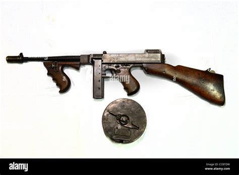 Thompson Submachine Gun Hi Res Stock Photography And Images Alamy
