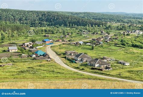 Village Life In The Depths Of Siberia Stock Image Image Of Good
