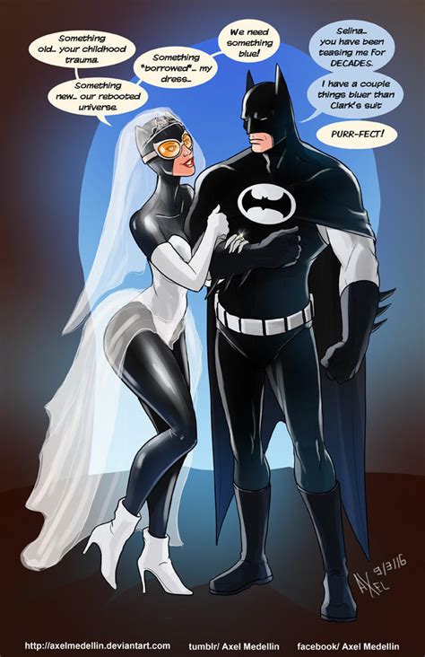Tliid 281 Batman Marries Catwoman By Axelmedellin On