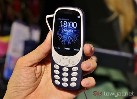 The smartphone this time comes with a new look. Nokia 3310 Goes Official In Malaysia For RM 239 | Lowyat.NET