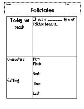 Check spelling or type a new query. Folktales poster and Graphic Organizer by MyTeacherSaysSo ...