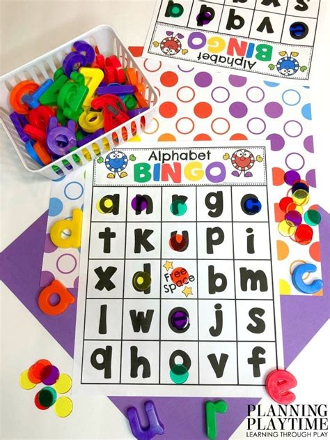 Alphabet Games Pack - Planning Playtime | Alphabet games, Easy games