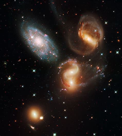 Nasa News Hubble Telescope Snaps Colliding Galaxies Amid A Frenzy Of