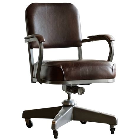 1960s Solid Back Steno Chair By Mcdowell Craig Refinished At 1stdibs