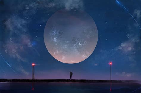 Night anime scenery high quality resolution wallpapers dark iphone. Anime Night Sky Wallpapers - Top Free Anime Night Sky ...