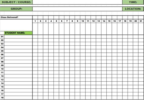Employee Attendance Tracker Template Word And Excel Templates All In