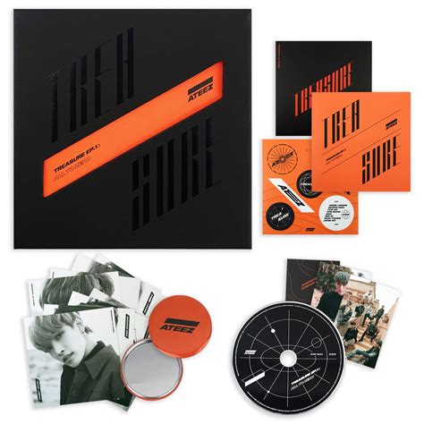 Ateez Ateez First Album Treasure Ep1 All To Zero Cd Sticker On Pack Poster