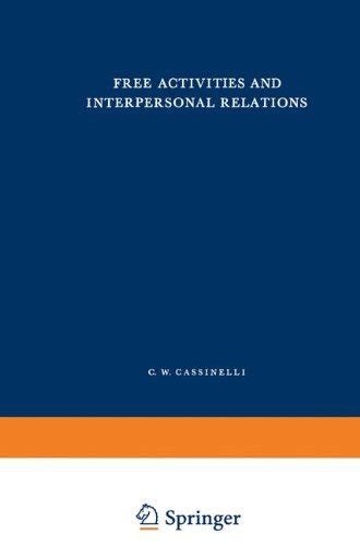 Free Activities And Interpersonal Relations Kindle Edition By