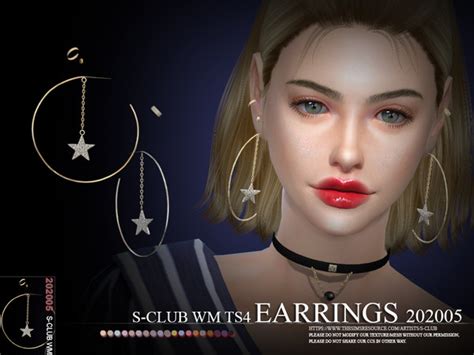 Earrings 202005 By S Club Wm At Tsr Sims 4 Updates