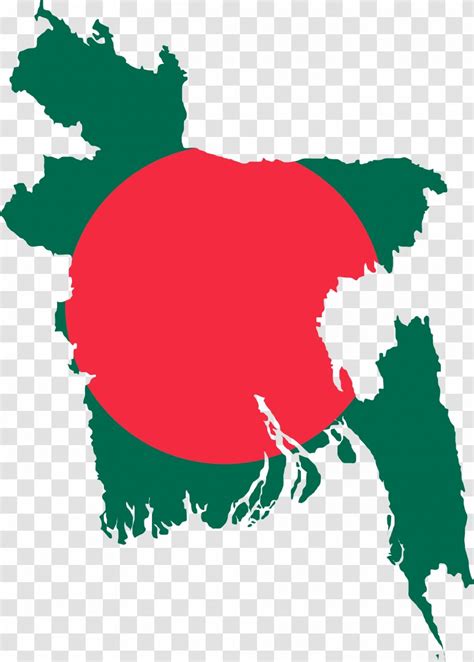 Flag Of Bangladesh Mapa Polityczna Vector Map Country Transparent Png