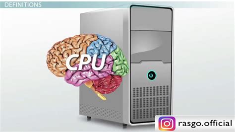 Central Processing Unit Cpu Central Processing Unit Stock Photo