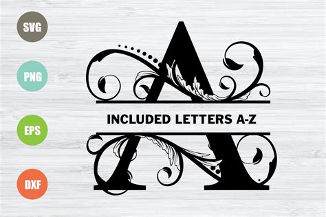 Carta I Svg Split Monogram Alfabeto Letras Split Carta Svg Etsy Espa A