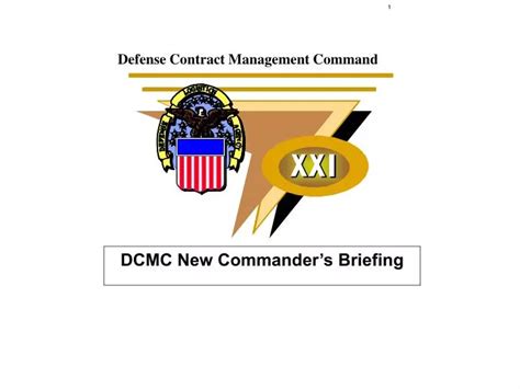 Ppt Dcmc New Commanders Briefing Powerpoint Presentation Free