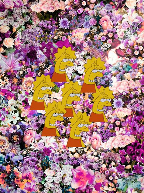 Lisa On Flowers The Simpsons Fan Art 36222751 Fanpop