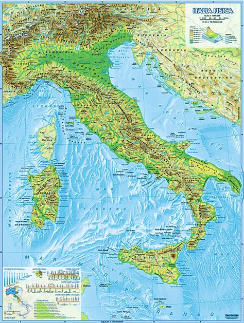 Cartina Italia Fisica  Picture