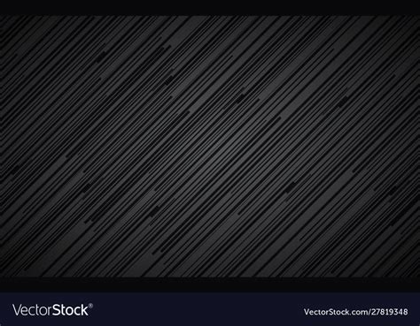 Dark Background Black And Grey Striped Pattern Vector Image