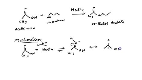 Solved Reaction Type Overall Reaction Of 1 Butanol And Acetic Acid To