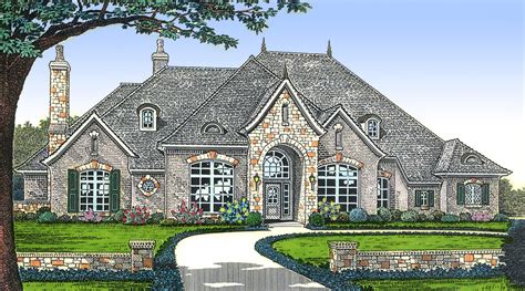 Plan 48246fm Magnificent Master Suite French Country House Plans