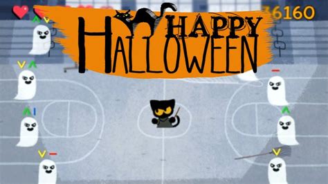 Google doodle halloween 2016 (cat wizard). Halloween Cat Game // Google Homepage (Google Doodle ...