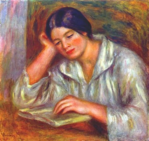 Woman In White 1916 Pierre Auguste Renoir