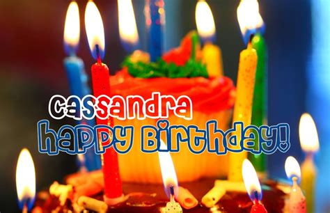 Happy Birthday Cassandra Image