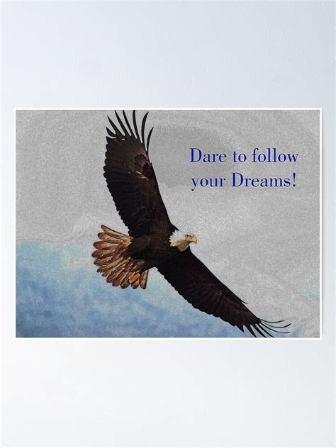 Soaring Bald Eagle Inspirational Quote Poster By Natureprints Redbubble