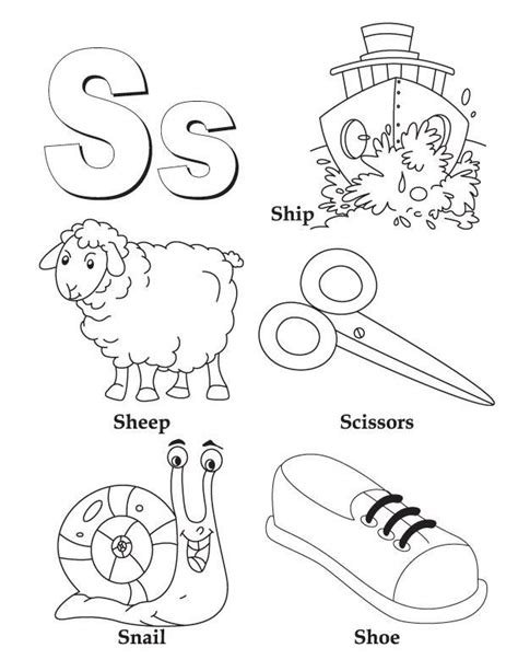 Letter Coloring Pages For Preschoolers - Coloring Home