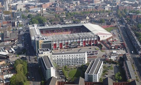 Sheffield United Football Stadium Drone Photography