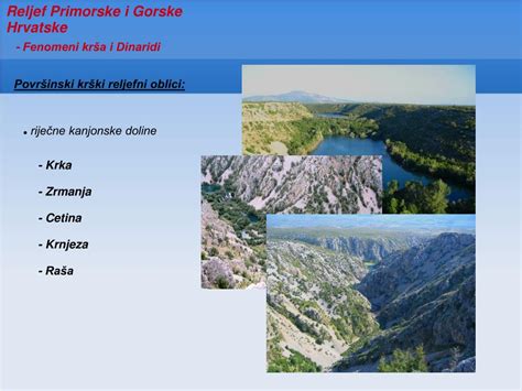 Ppt Reljef Primorske I Gorske Hrvatske Powerpoint Presentation Free