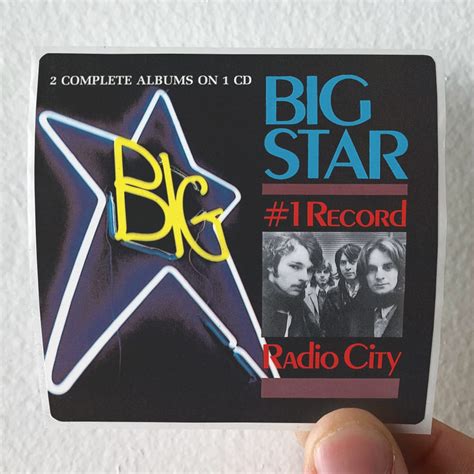 Big Star 1 Record Radio City Album Cover Sticker