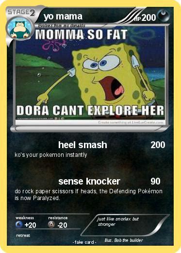 Pokémon Yo Mama 423 423 Heel Smash My Pokemon Card