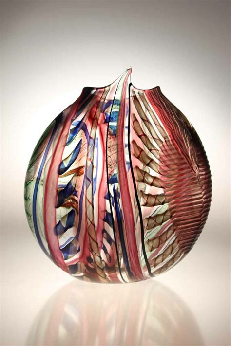 Murano Glass Studio Vase Lodario 32 Reverse Murano Glass Vase