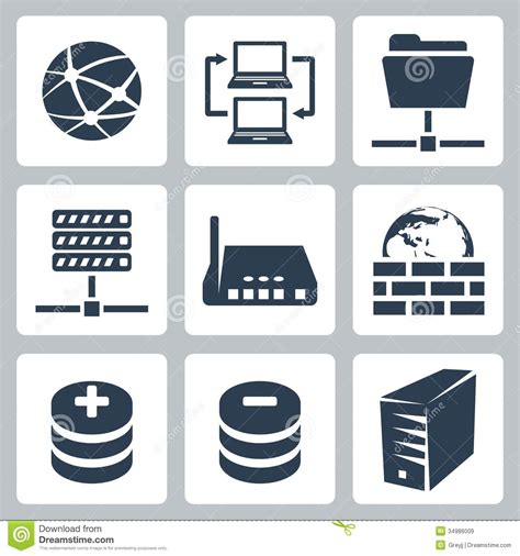 12 Network Icons Vector Images Computer Network Icon Network Icons