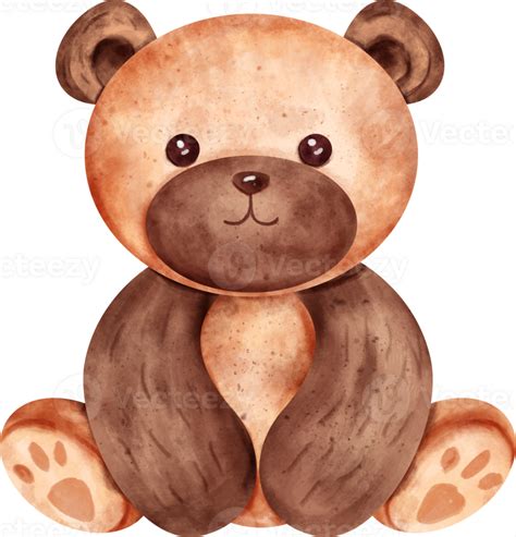 Free Watercolor Teddy Bear 23297238 Png With Transparent Background