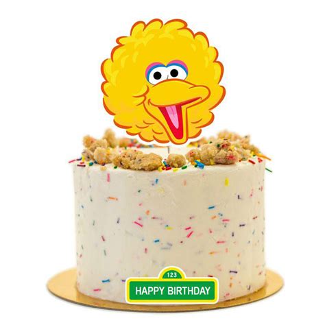 Sesame Street Big Bird Birthday Cake Topper