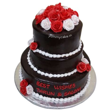 Designmycake send anniversary cakes to delight your anniversary. Designer Anniversary cake | 3 Layer Anniversary cake ...