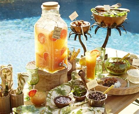 Jamaican Themed Culinary Celebrations At Home Dinner Party Themes Tropical Party Island