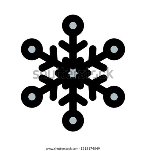 Ice Crystal Snowflake Stock Vector Royalty Free 1213174549 Shutterstock
