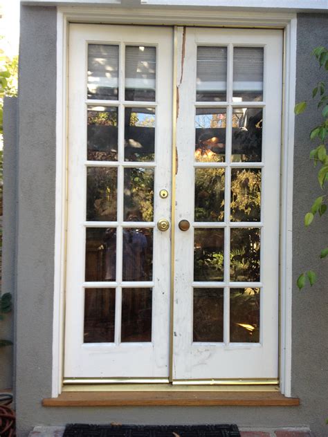 French Country Double Entry Doors Give Charming Completions To The